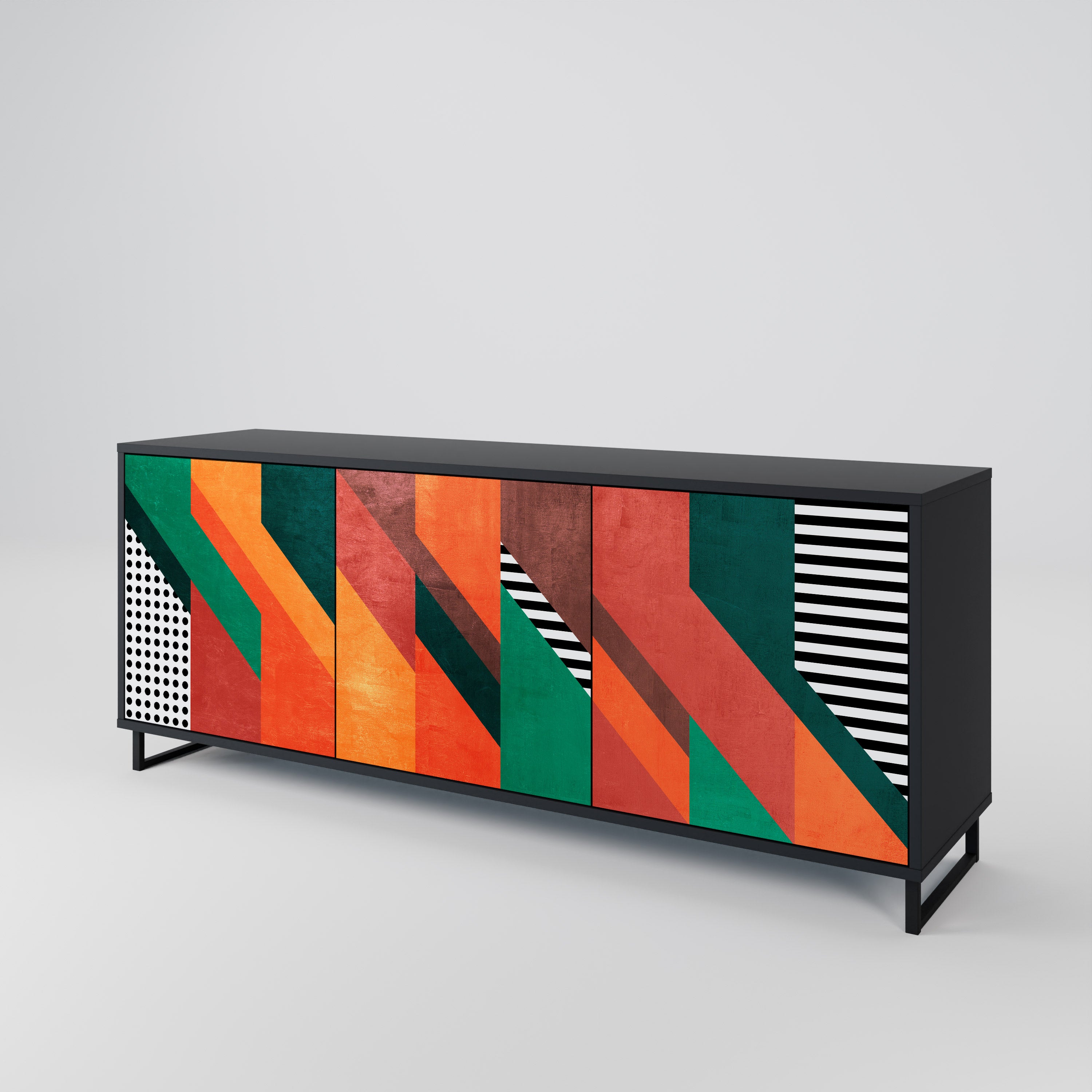 MAKESHIFT ARTISTRY 3-Door Sideboard