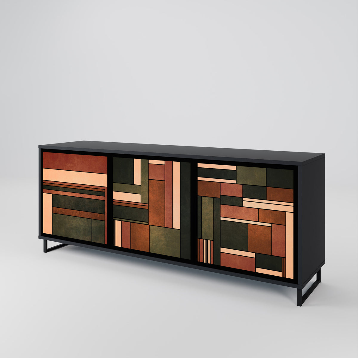 FIGURES OF NATURE 3-Door Sideboard