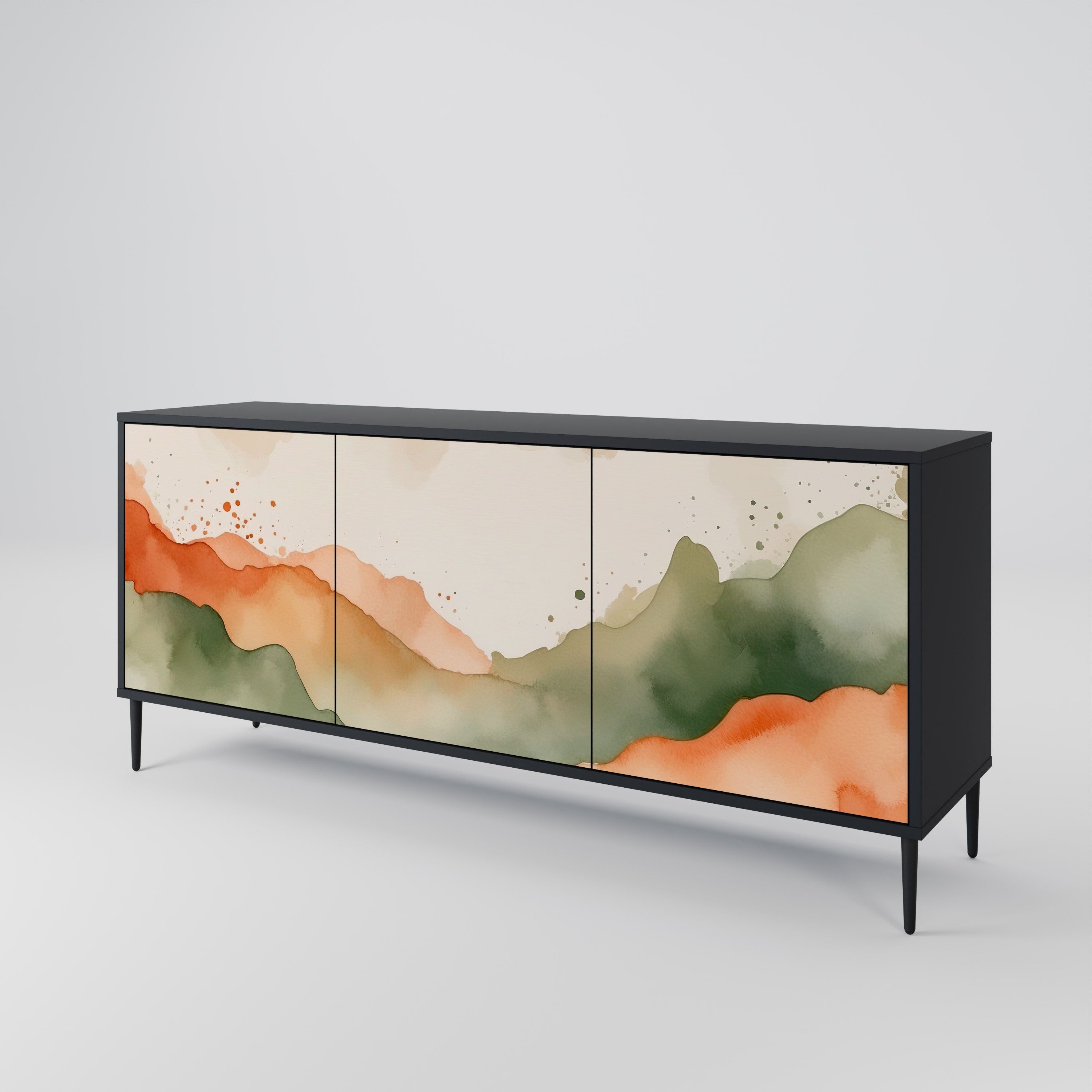 WATERCOLOUR PEAKS 3-Door Sideboard