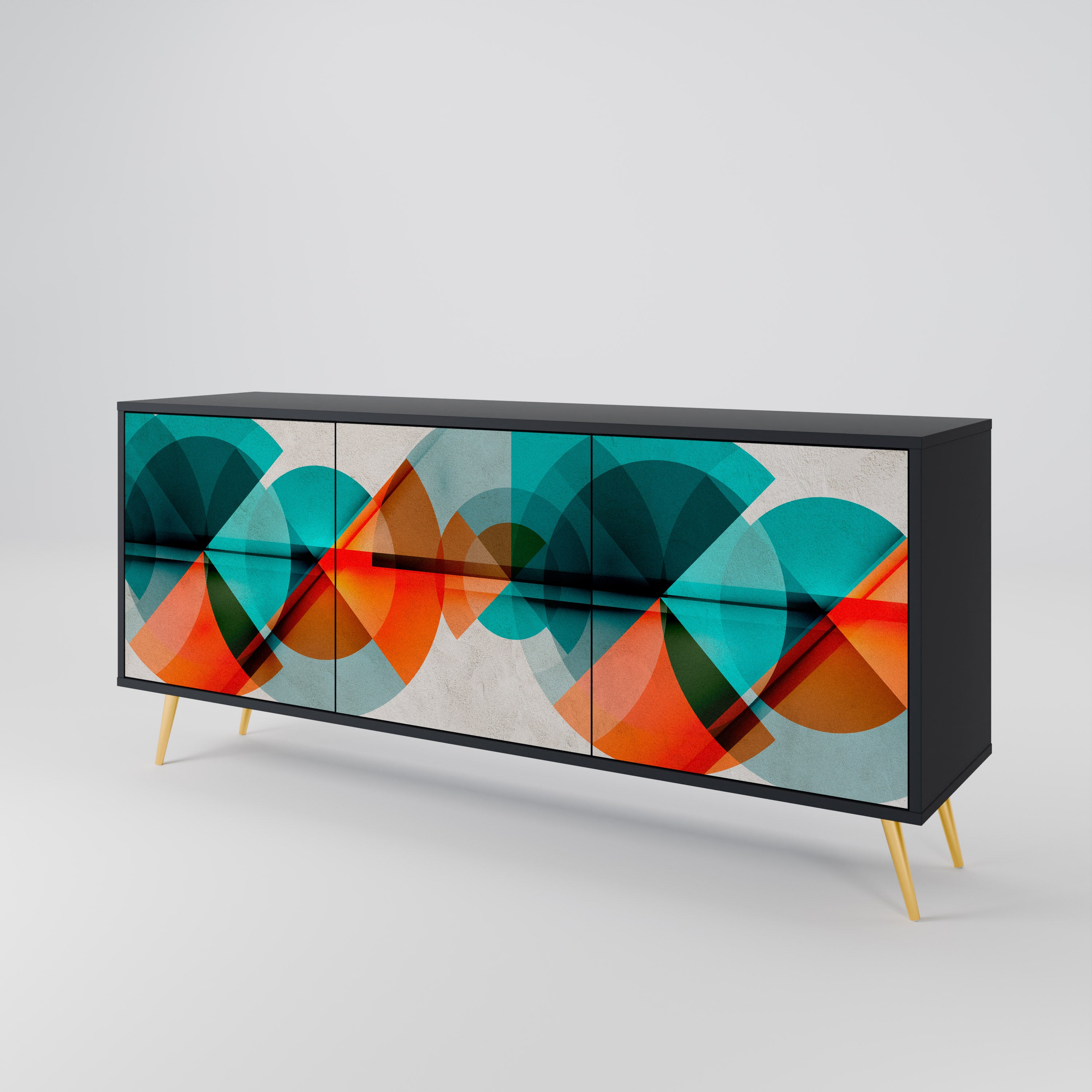 CIRCULAR RHAPSODY 3-Door Sideboard