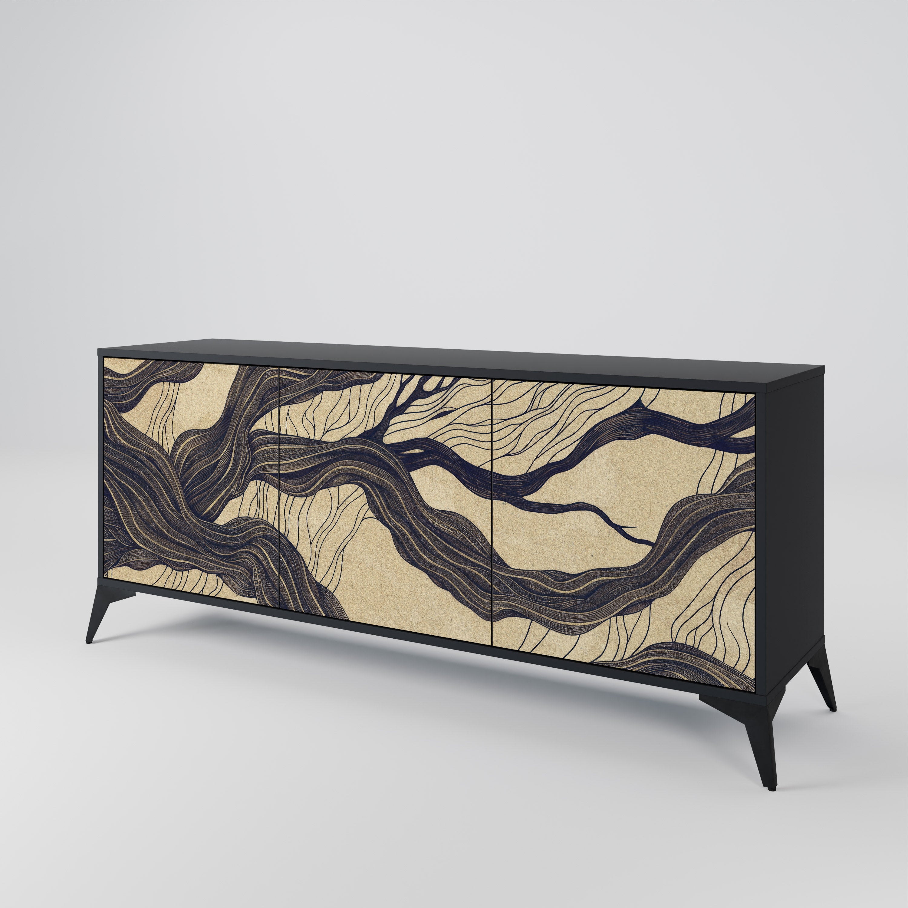 UNIFIED FRAGMENTS 3-Door Sideboard