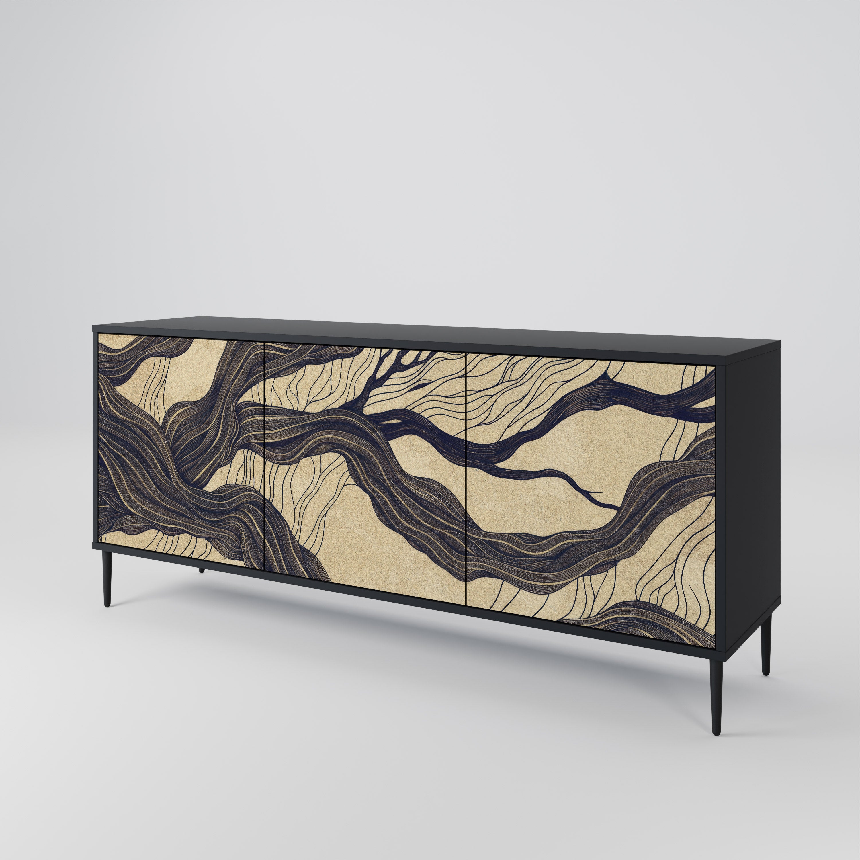 UNIFIED FRAGMENTS 3-Door Sideboard