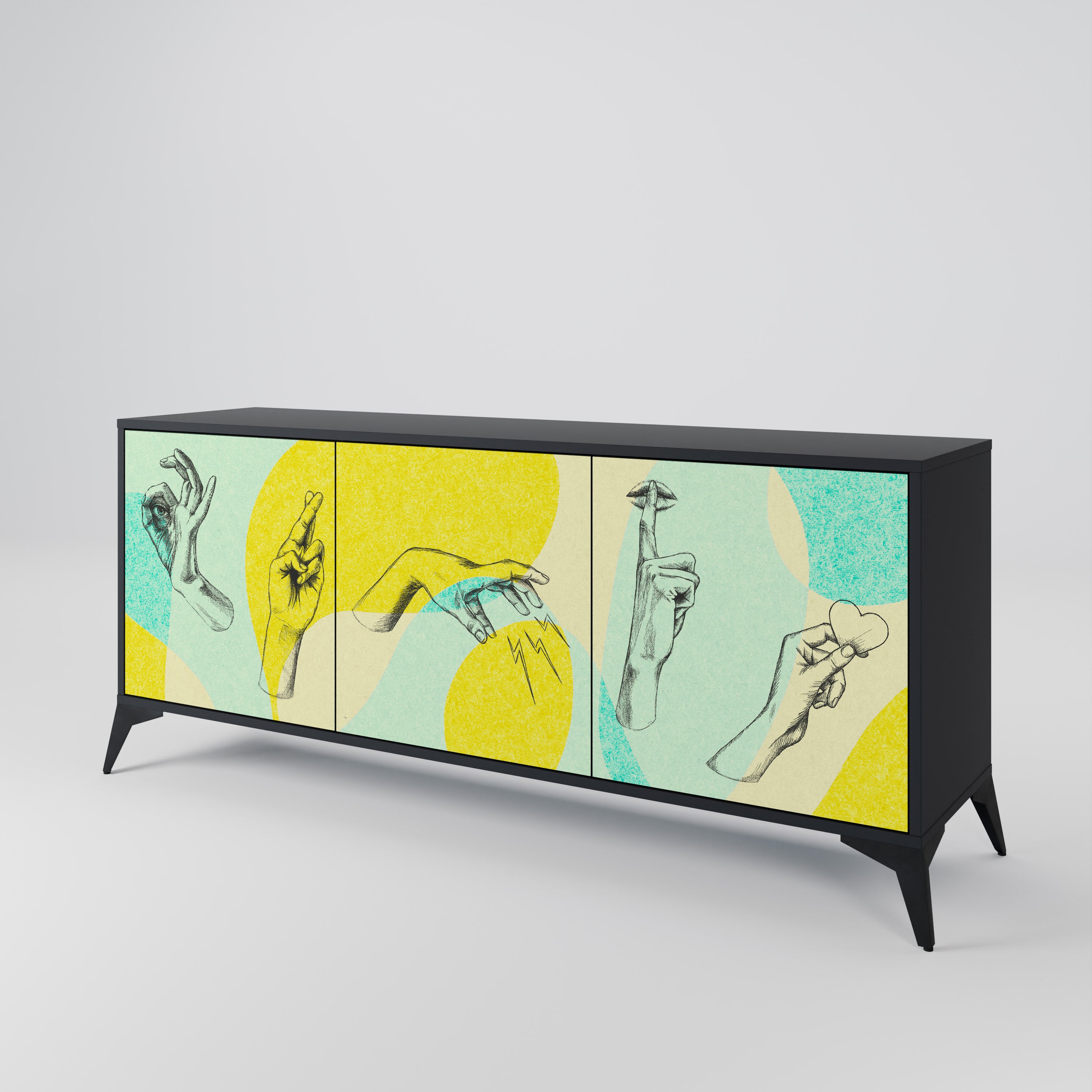 BODY LANGUAGE 3-Door Sideboard