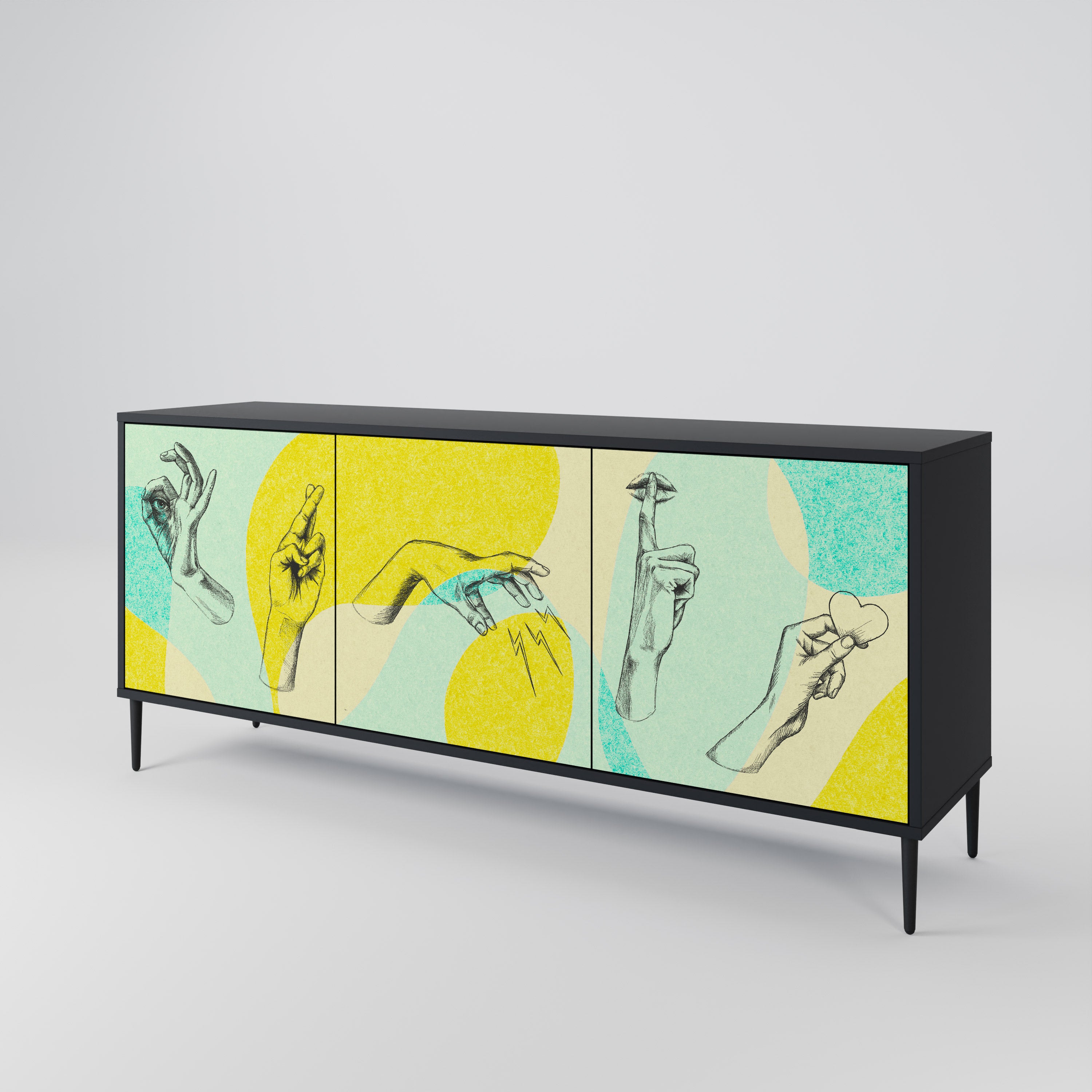 BODY LANGUAGE 3-Door Sideboard