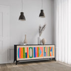GEOMETRIC SHINE 3-Door Sideboard
