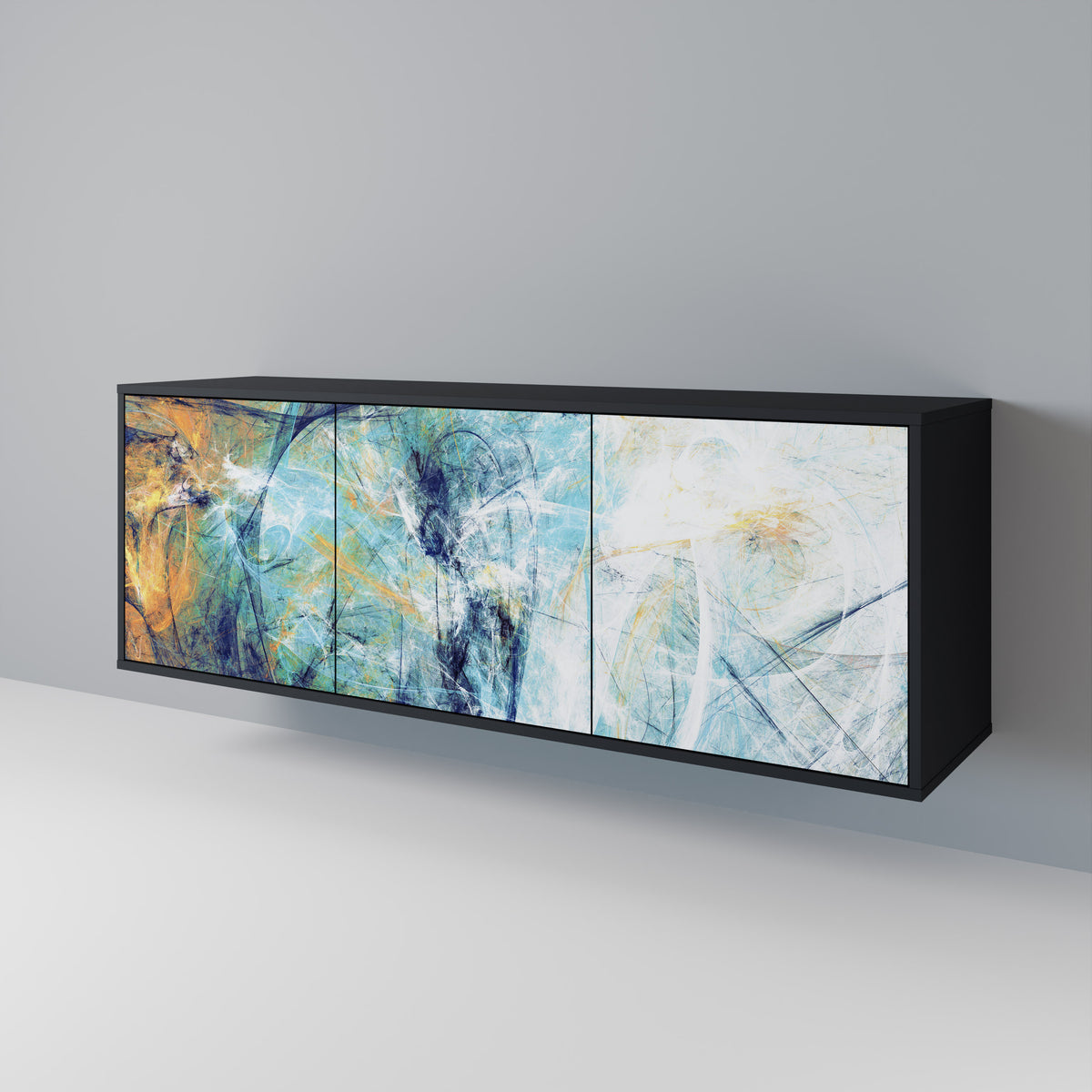 ABSTRACT THOUGHTS Aparador de 3 Puertas