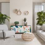 BOTANICAL HURRICANE Aparador de 3 Puertas en Acabado Negro