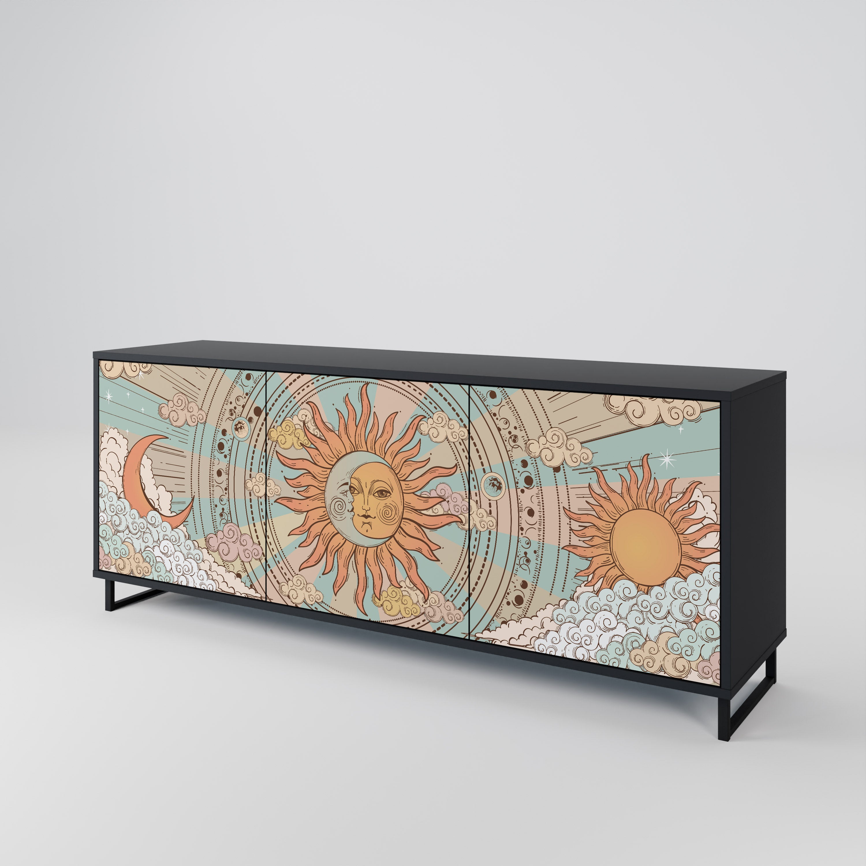 MYSTICAL STRUCTURE 3-Door Sideboard