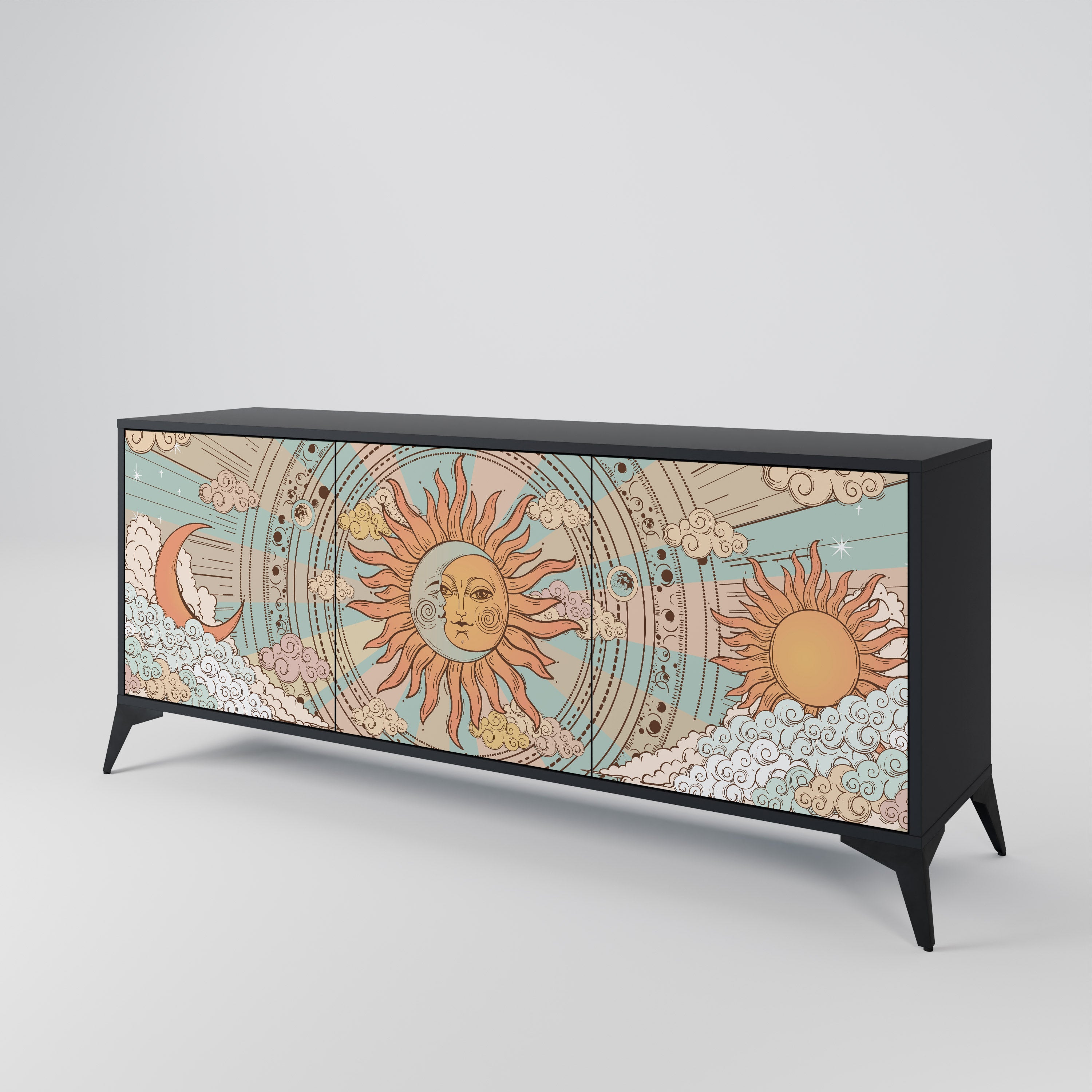 MYSTICAL STRUCTURE 3-Door Sideboard