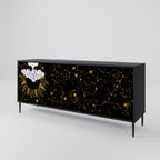 STELLAR CONSTELLATIONS 3-Door Sideboard in Black Finish