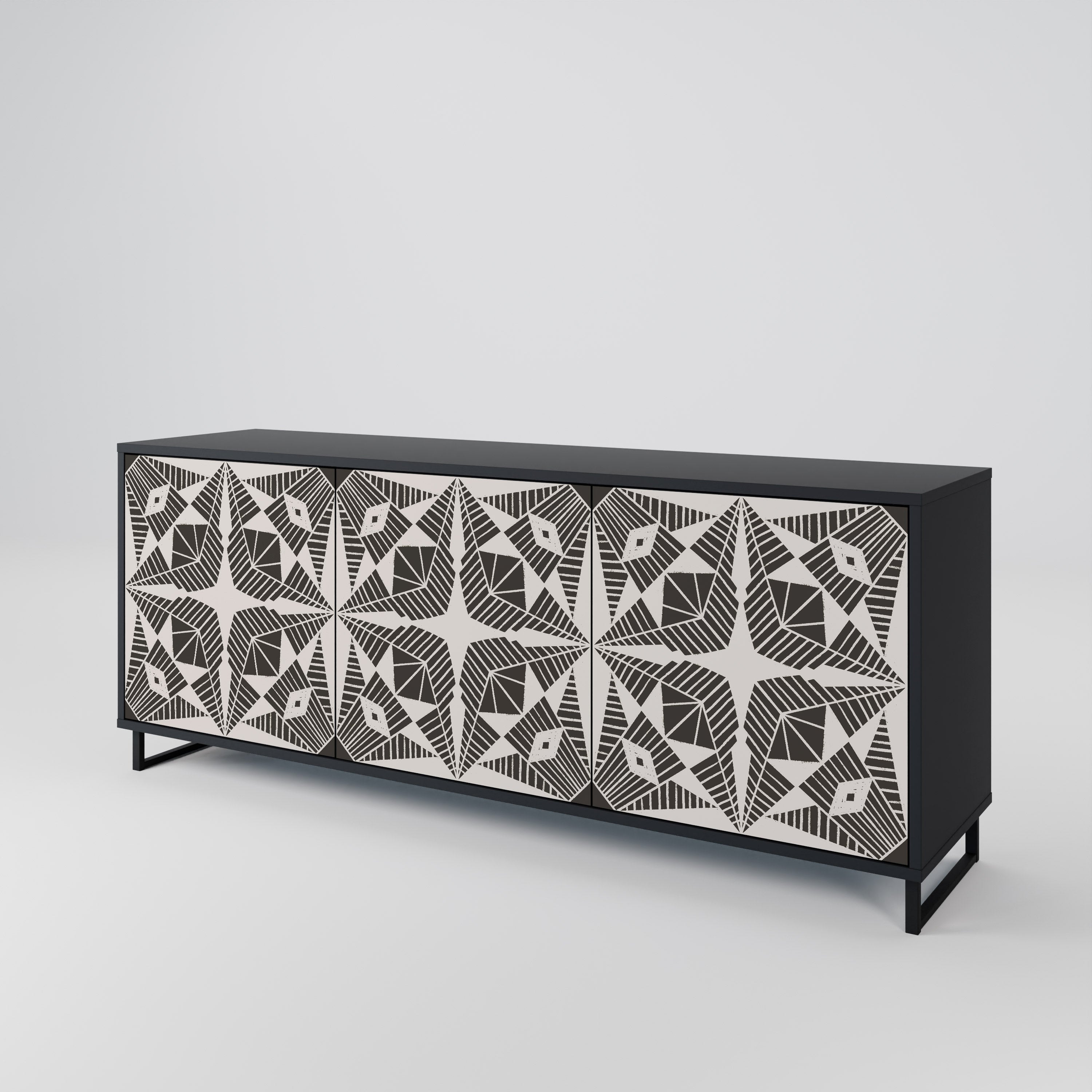 MONOCHROME NEXUS 3-Door Sideboard