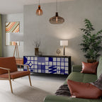 THE RIGHT PLACES Aparador de 3 Puertas en Acabado Negro