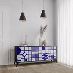 THE RIGHT PLACES Aparador de 3 Puertas en Acabado Negro