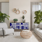 THE RIGHT PLACES Aparador de 3 Puertas en Acabado Negro