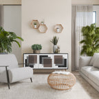 SHADOW SYNCHRONY Aparador de 3 Puertas en Acabado Negro