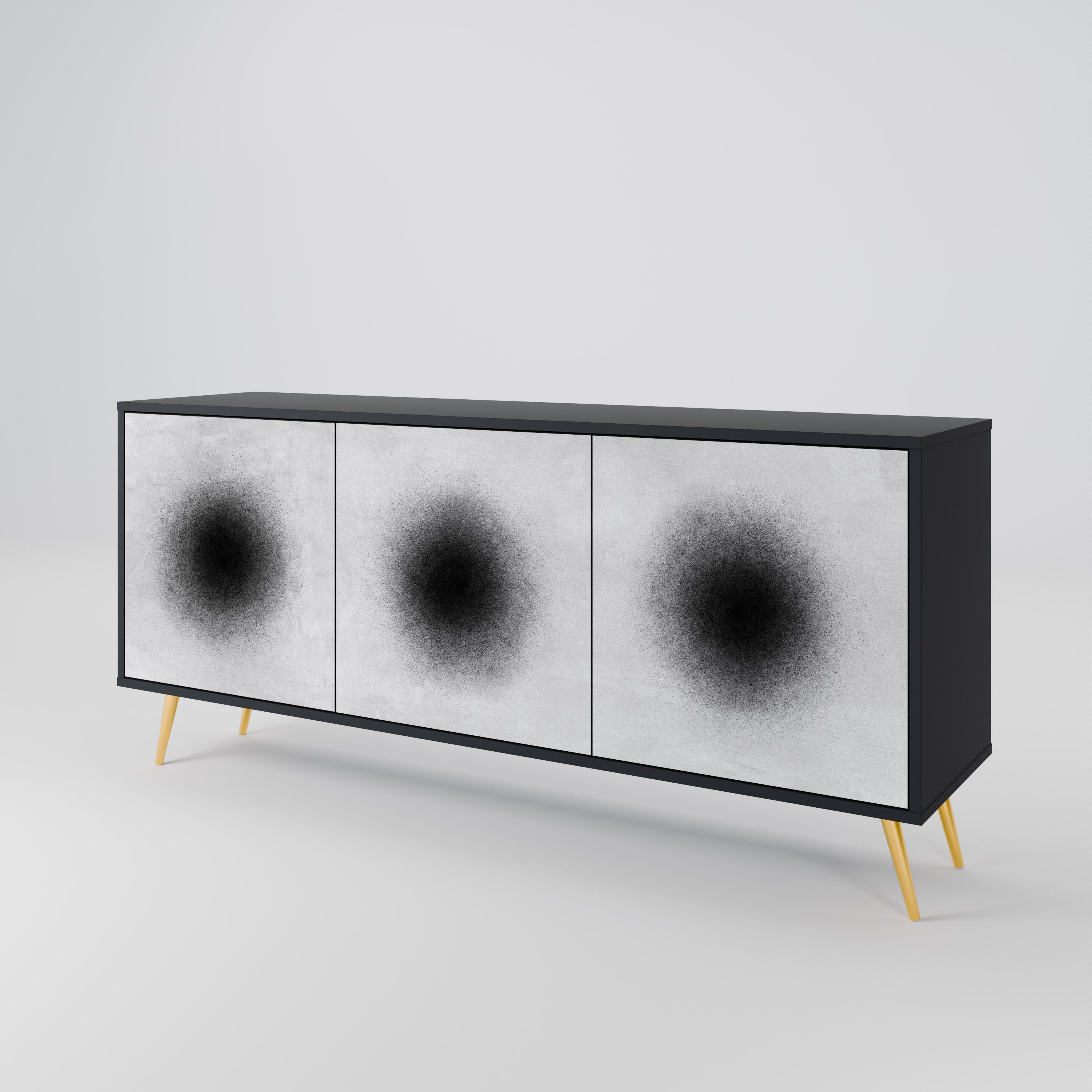 BLACK HOLE 3-Door Sideboard