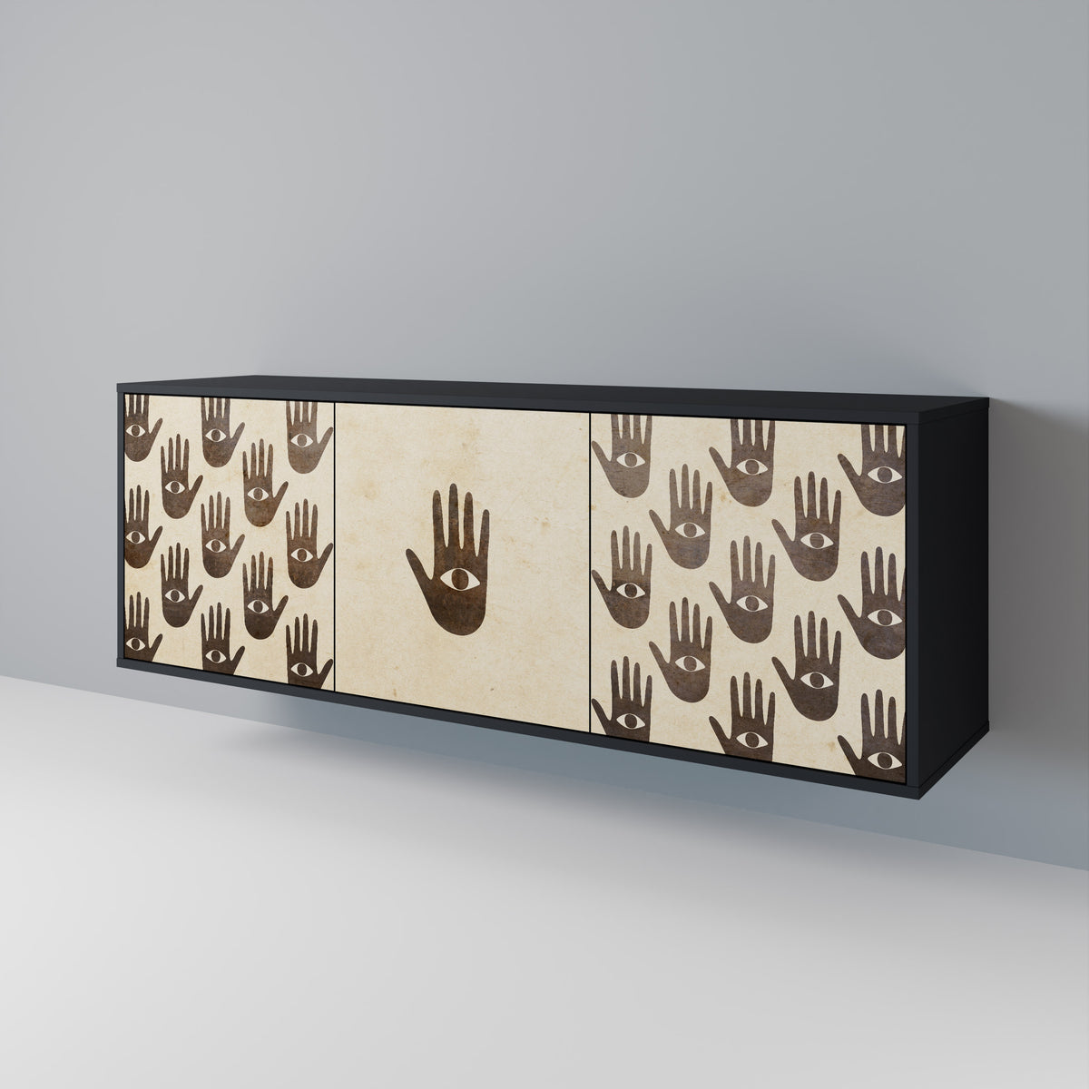 SEE MORE Aparador de 3 Puertas