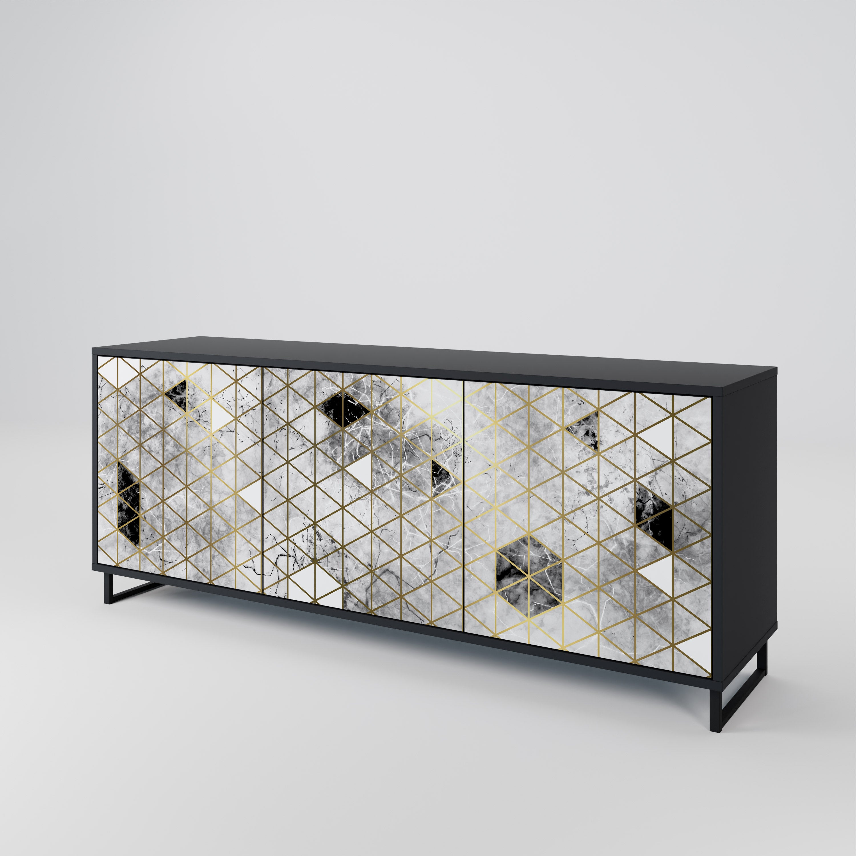 ASHEN ARIA 3-Door Sideboard