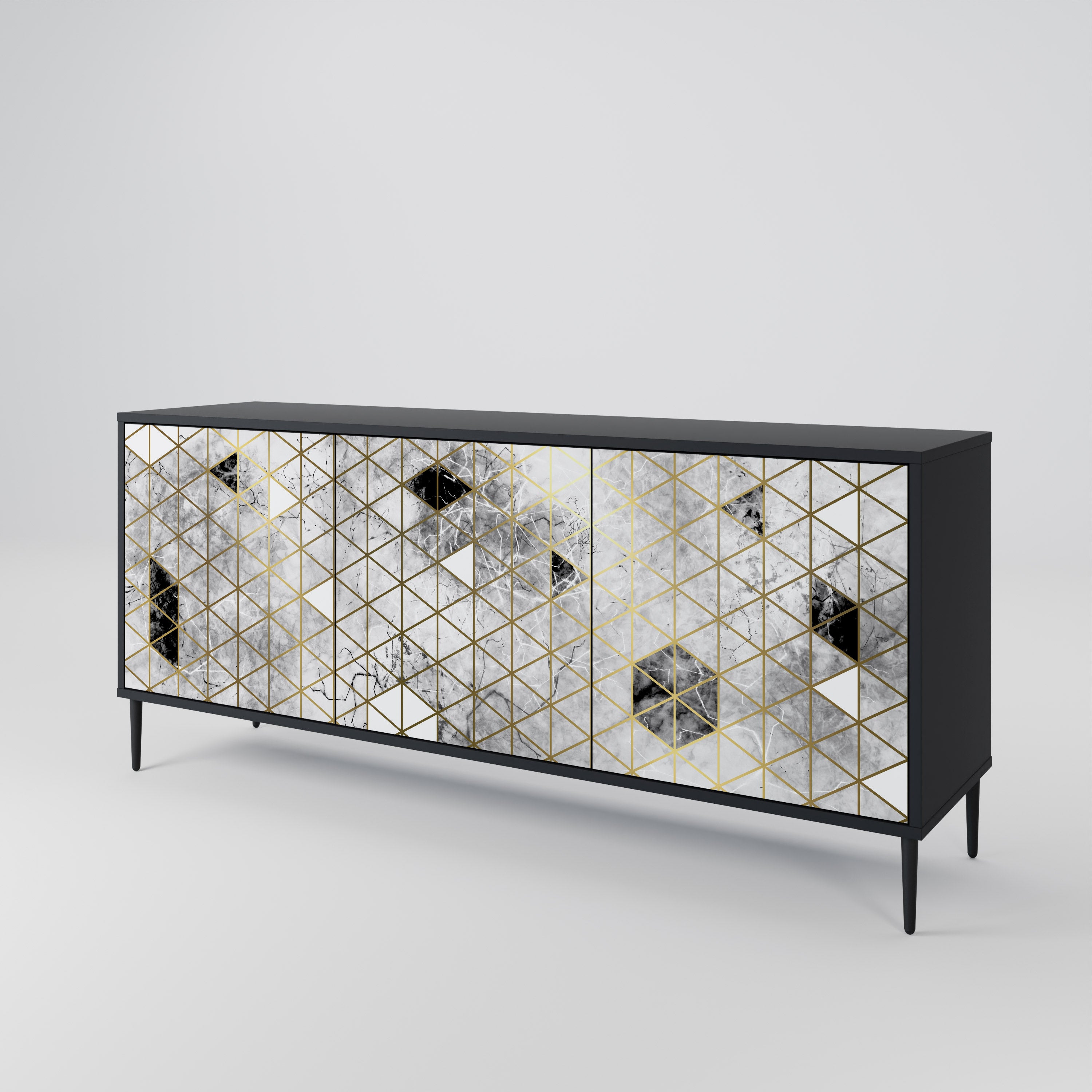 ASHEN ARIA 3-Door Sideboard
