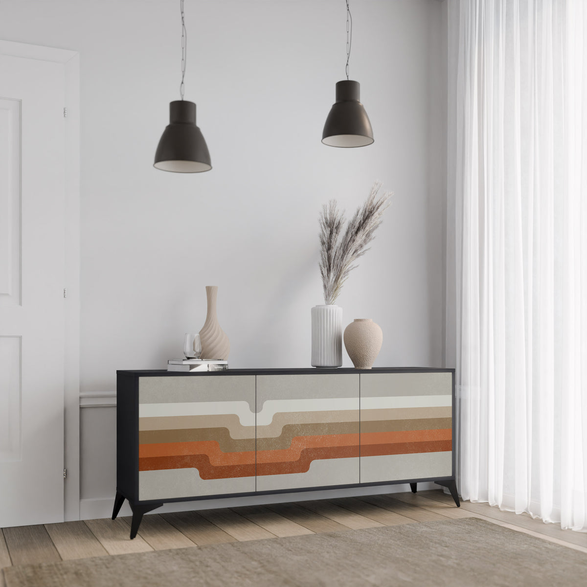 PECULIAR TRAIL 3-Door Sideboard