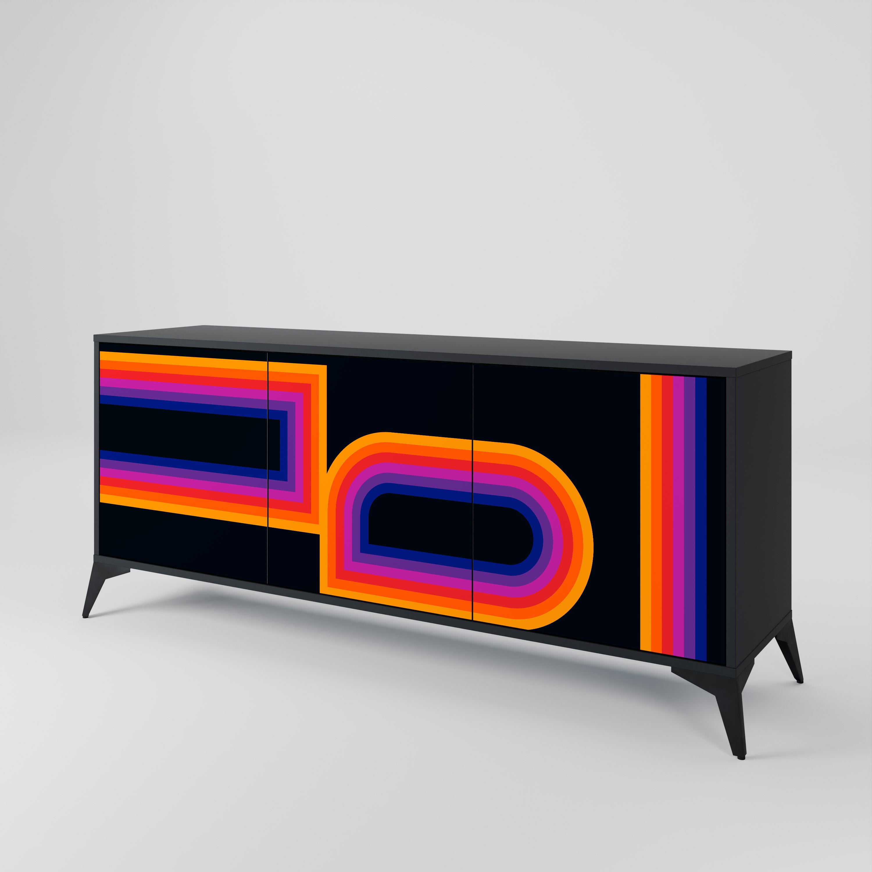 BLINDED BY THE LIGHTS 3-Door Sideboard