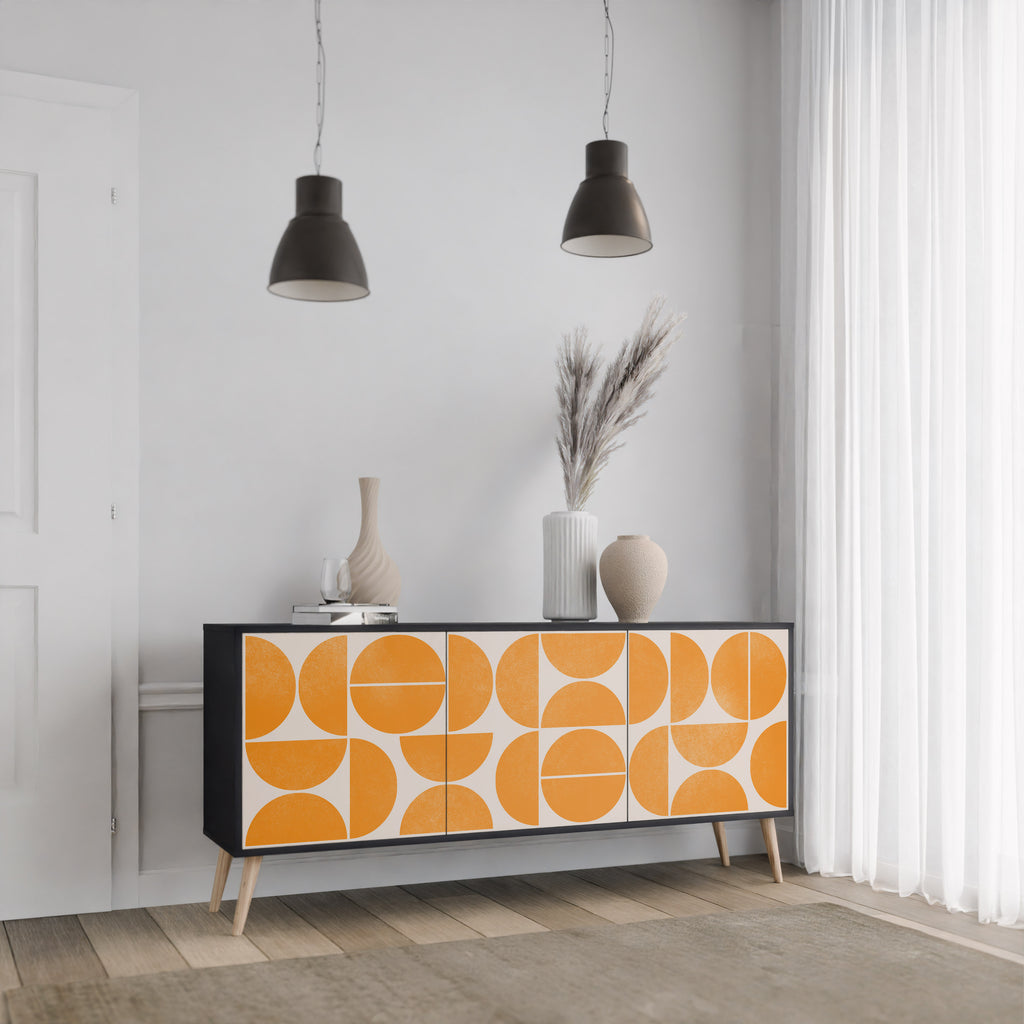 RECURRING DREAMS 3-Door Sideboard in Black Finish