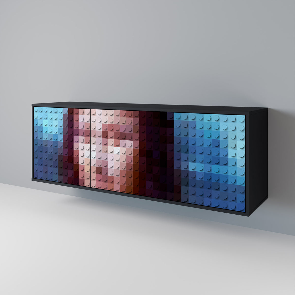 CONSTRUCTIVE ART Aparador de 3 Puertas