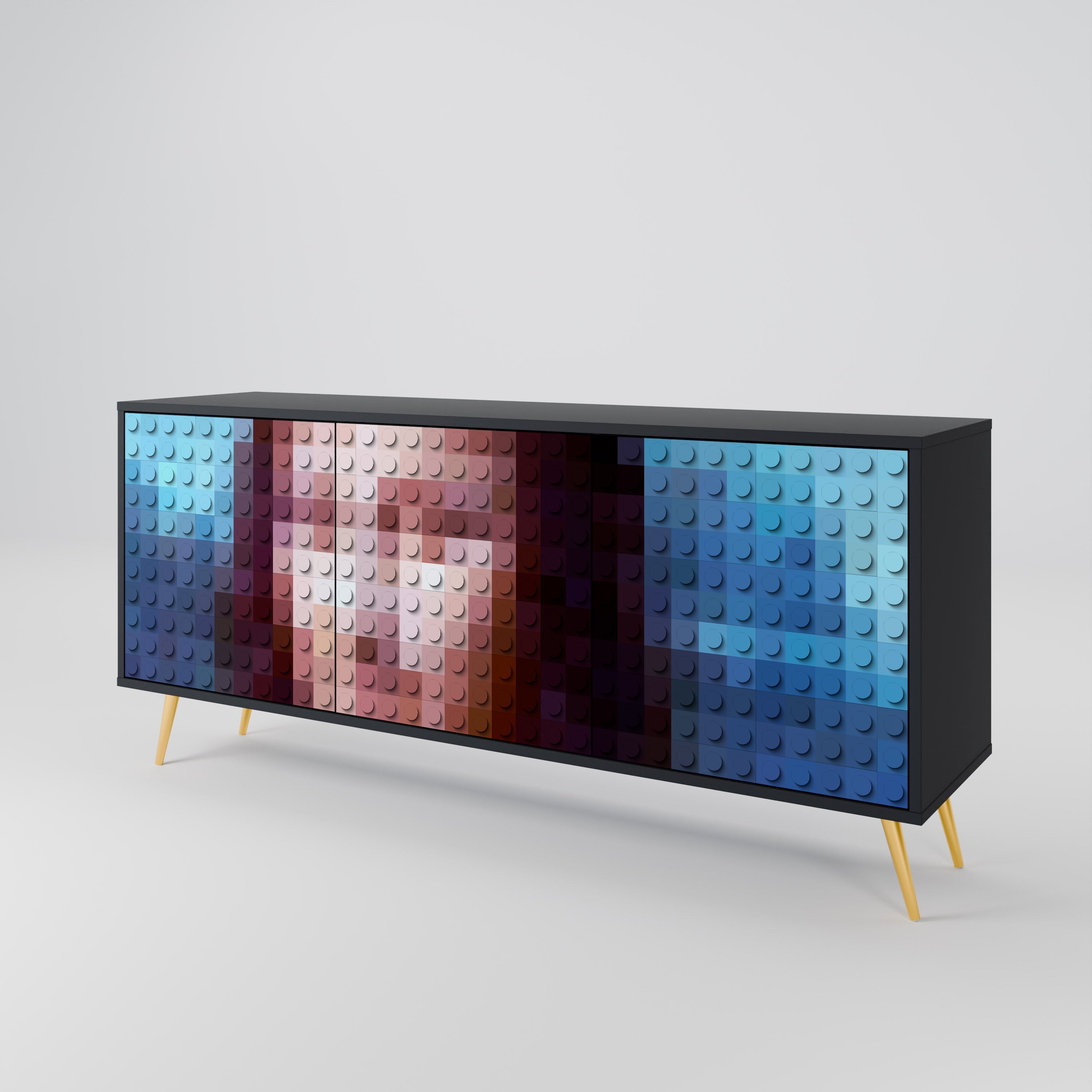 CONSTRUCTIVE ART 3-Door Sideboard