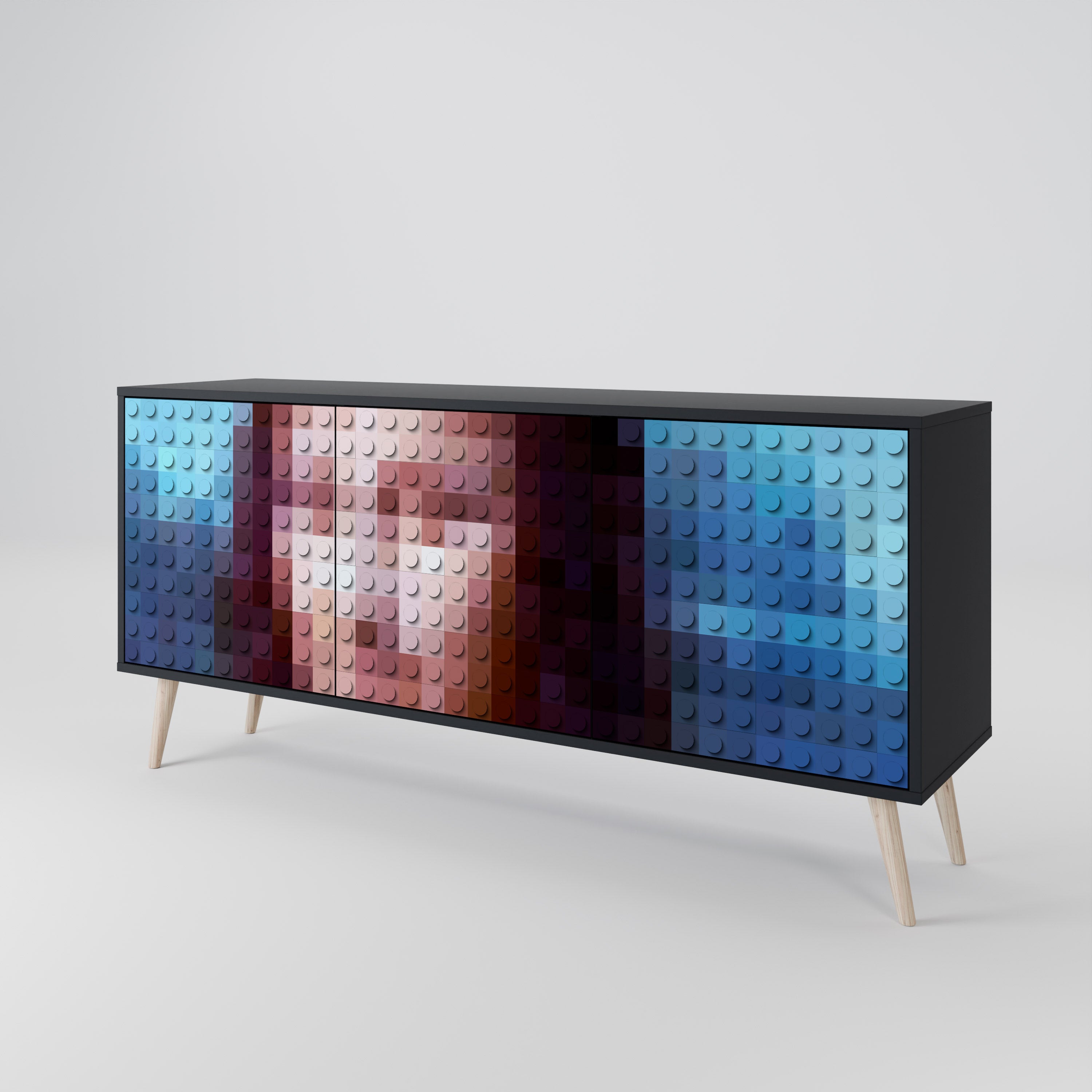 CONSTRUCTIVE ART 3-Door Sideboard