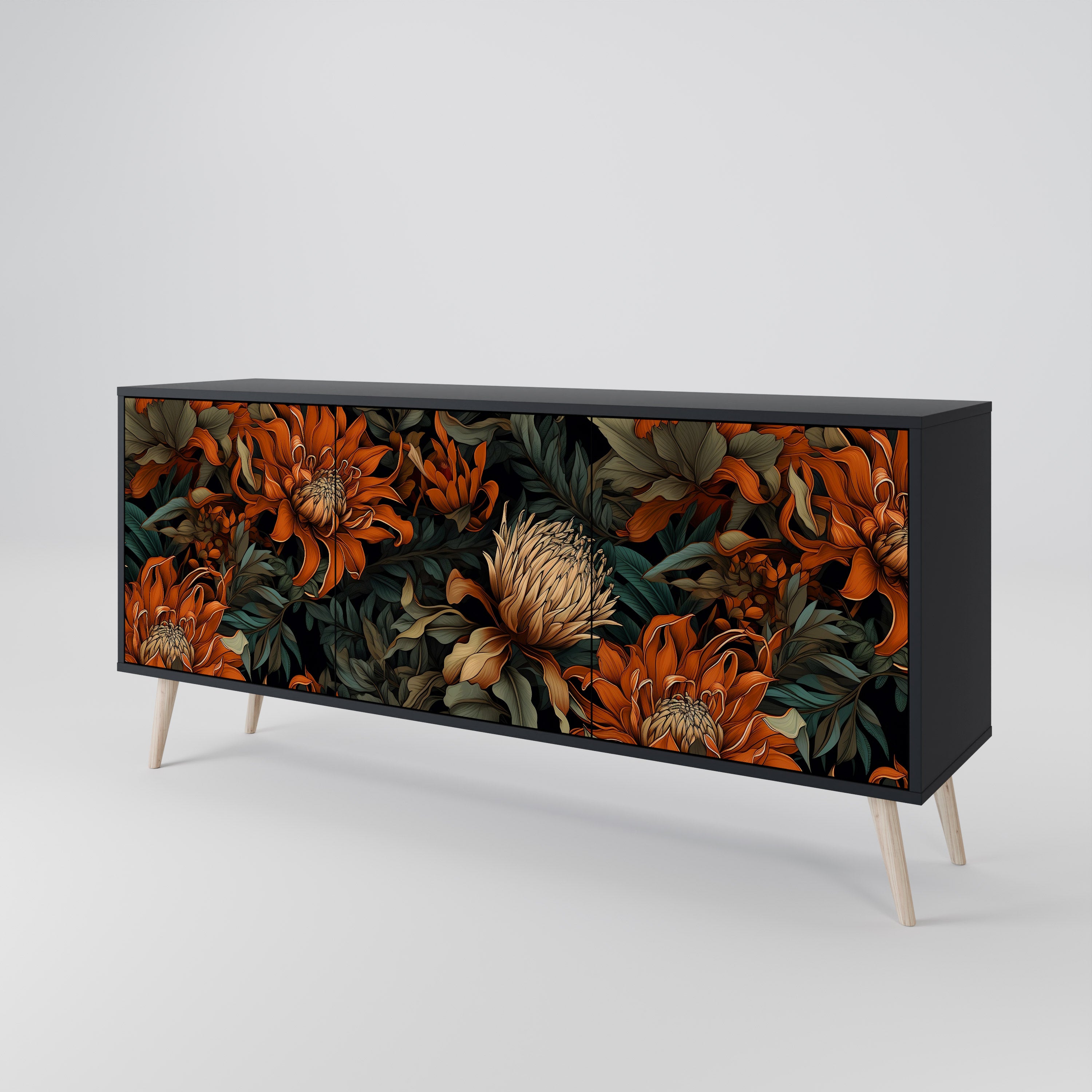 DAWN BLOOM 3-Door Sideboard