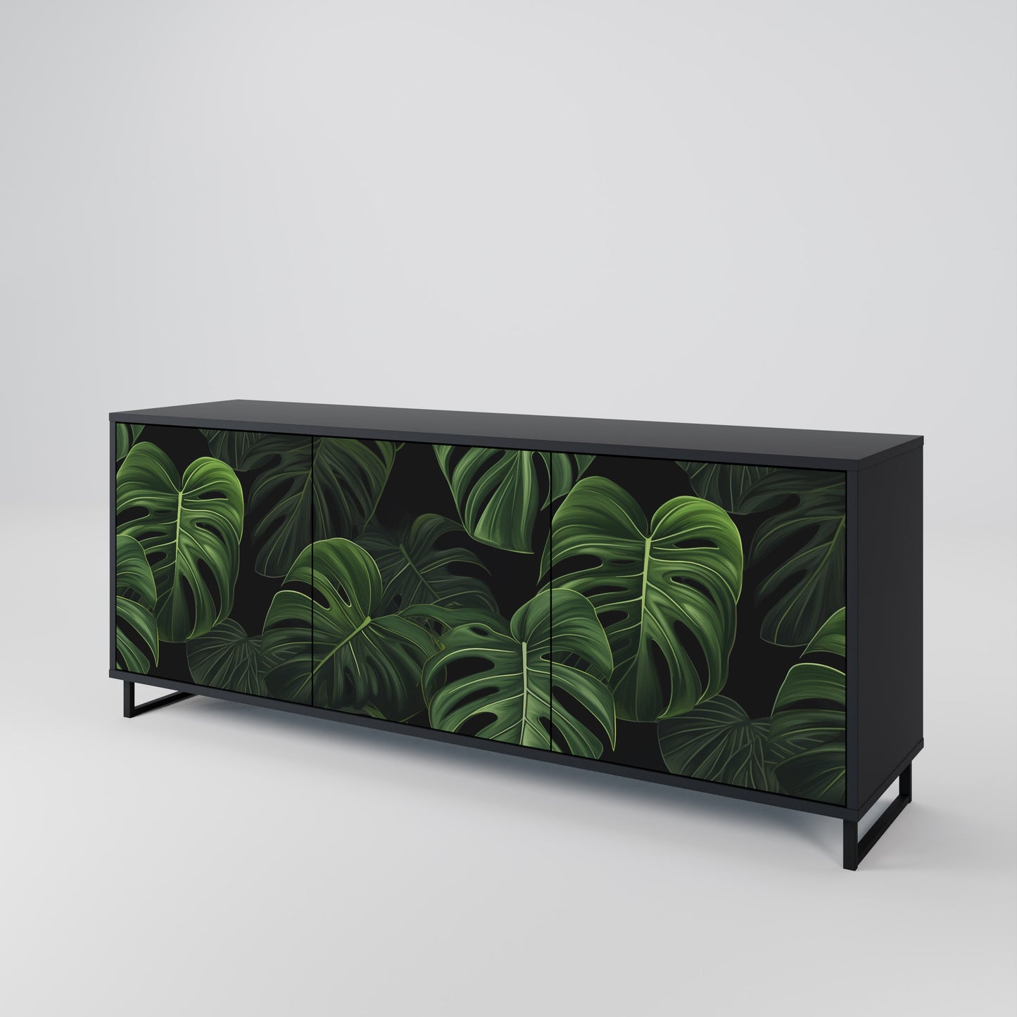 INFINITE MONSTERA Aparador de 3 Puertas