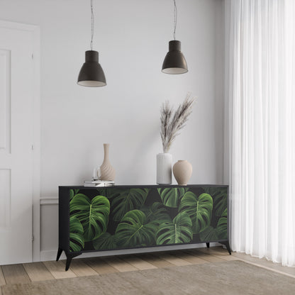 INFINITE MONSTERA Aparador de 3 Puertas