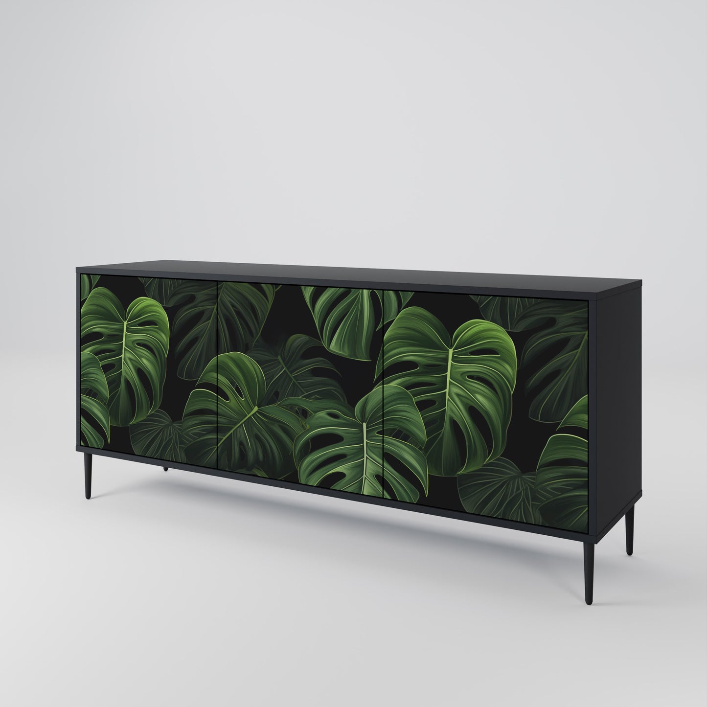INFINITE MONSTERA Aparador de 3 Puertas