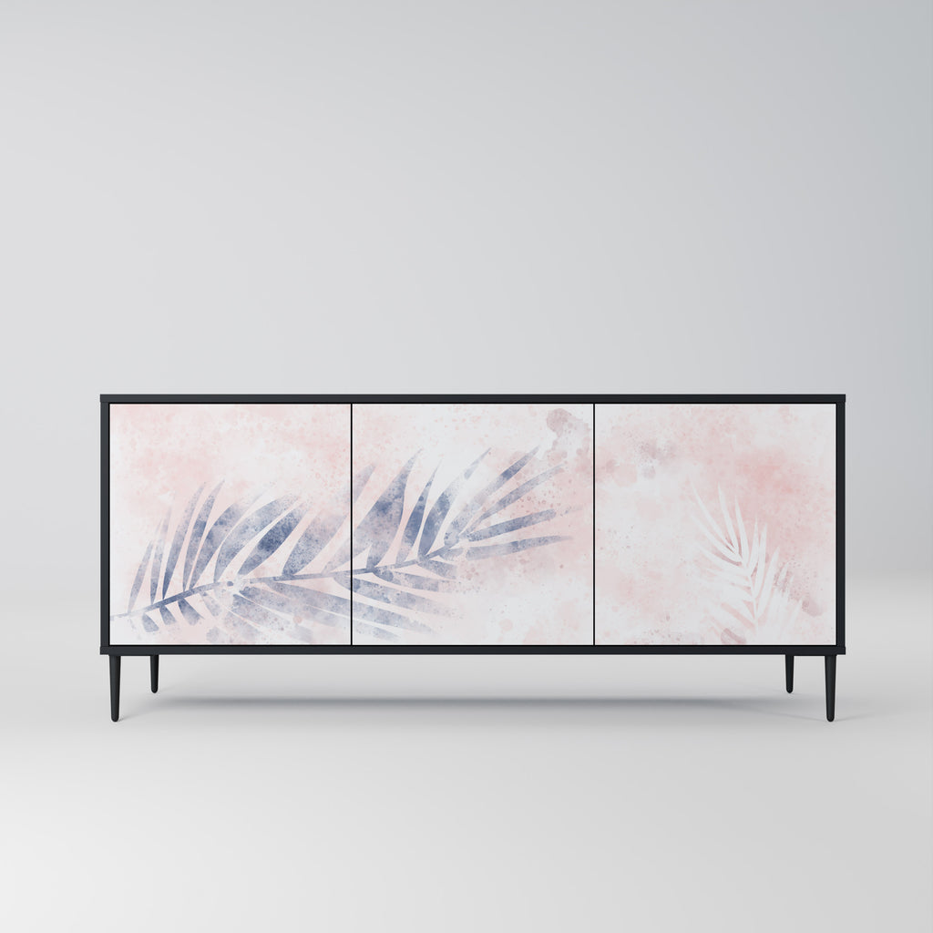 TIMELESS FLOAT 3-Door Sideboard in Black Finish