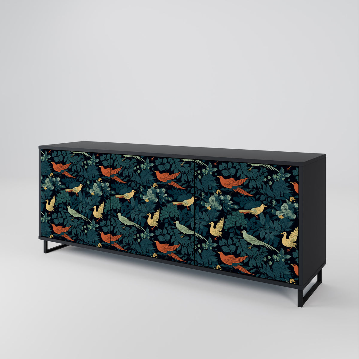 FOWL ORNAMENT Aparador de 3 Puertas