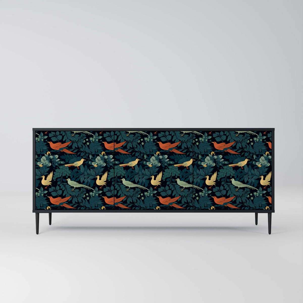 FOWL ORNAMENT Aparador de 3 Puertas
