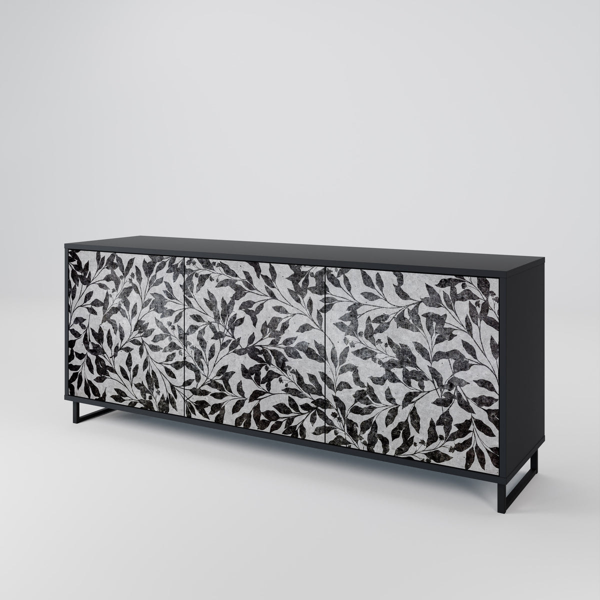 CHARCOAL SPROUT Aparador de 3 Puertas