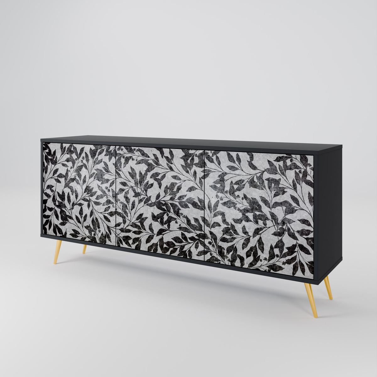 CHARCOAL SPROUT Aparador de 3 Puertas