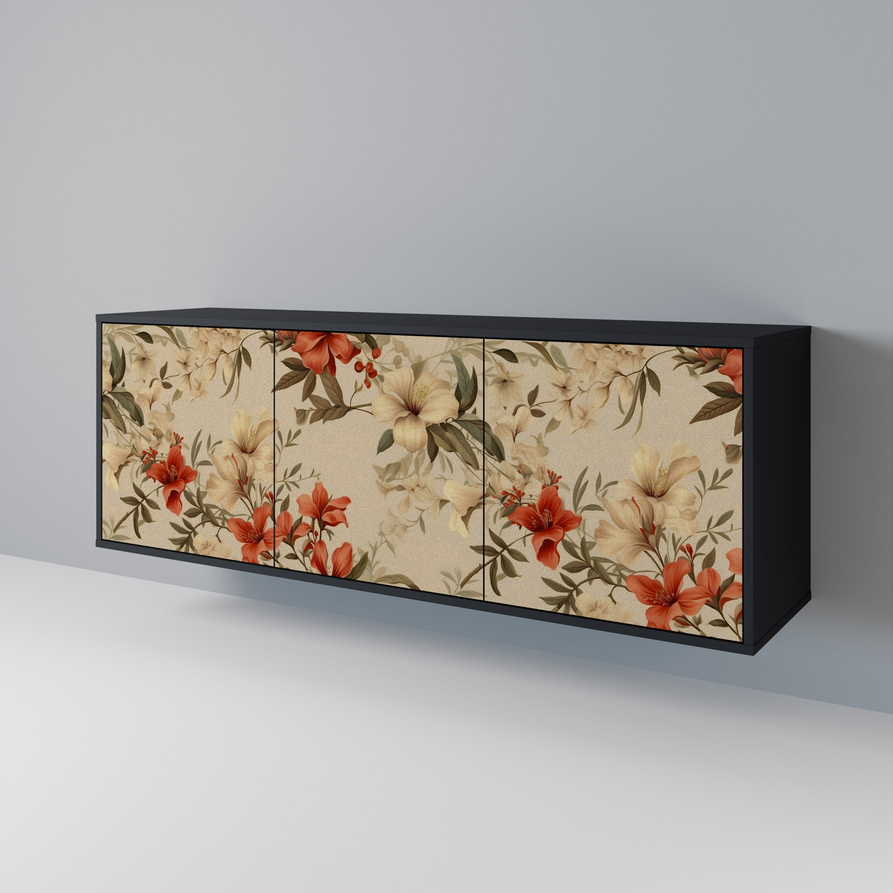BLOOMING HARMONY 3-Door Sideboard