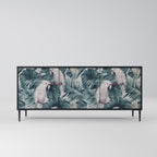 POPINJAY LOOK Aparador de 3 Puertas en Acabado Negro