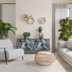 POPINJAY LOOK Aparador de 3 Puertas en Acabado Negro