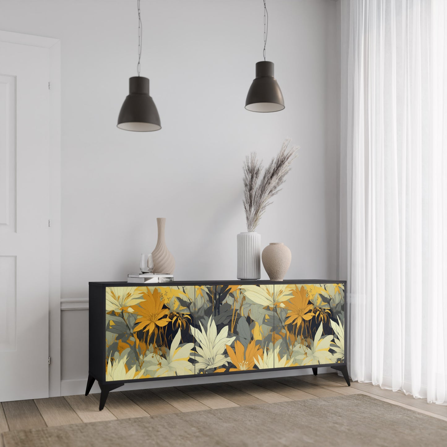 SUNKISSED LILY Aparador de 3 Puertas