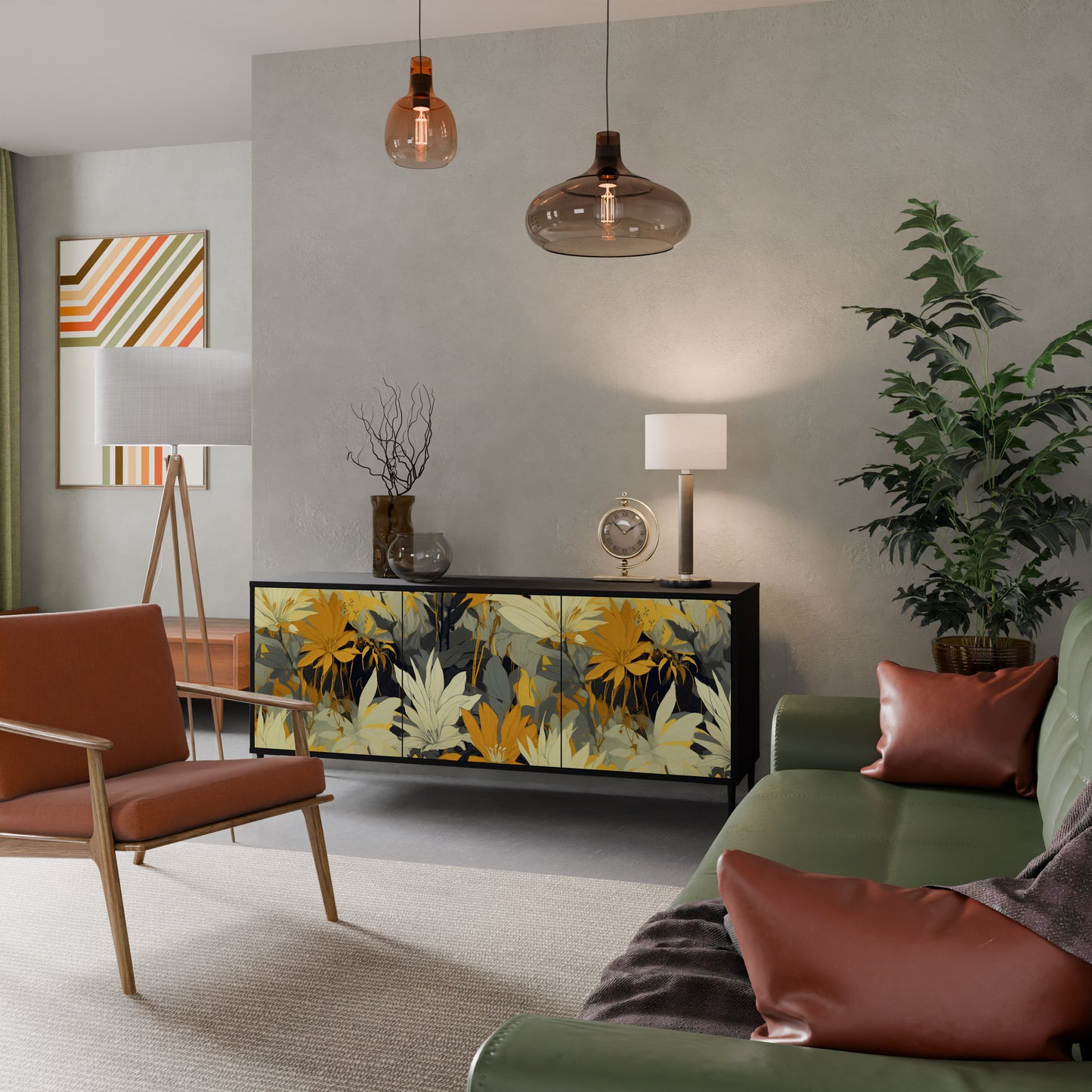 SUNKISSED LILY Aparador de 3 Puertas