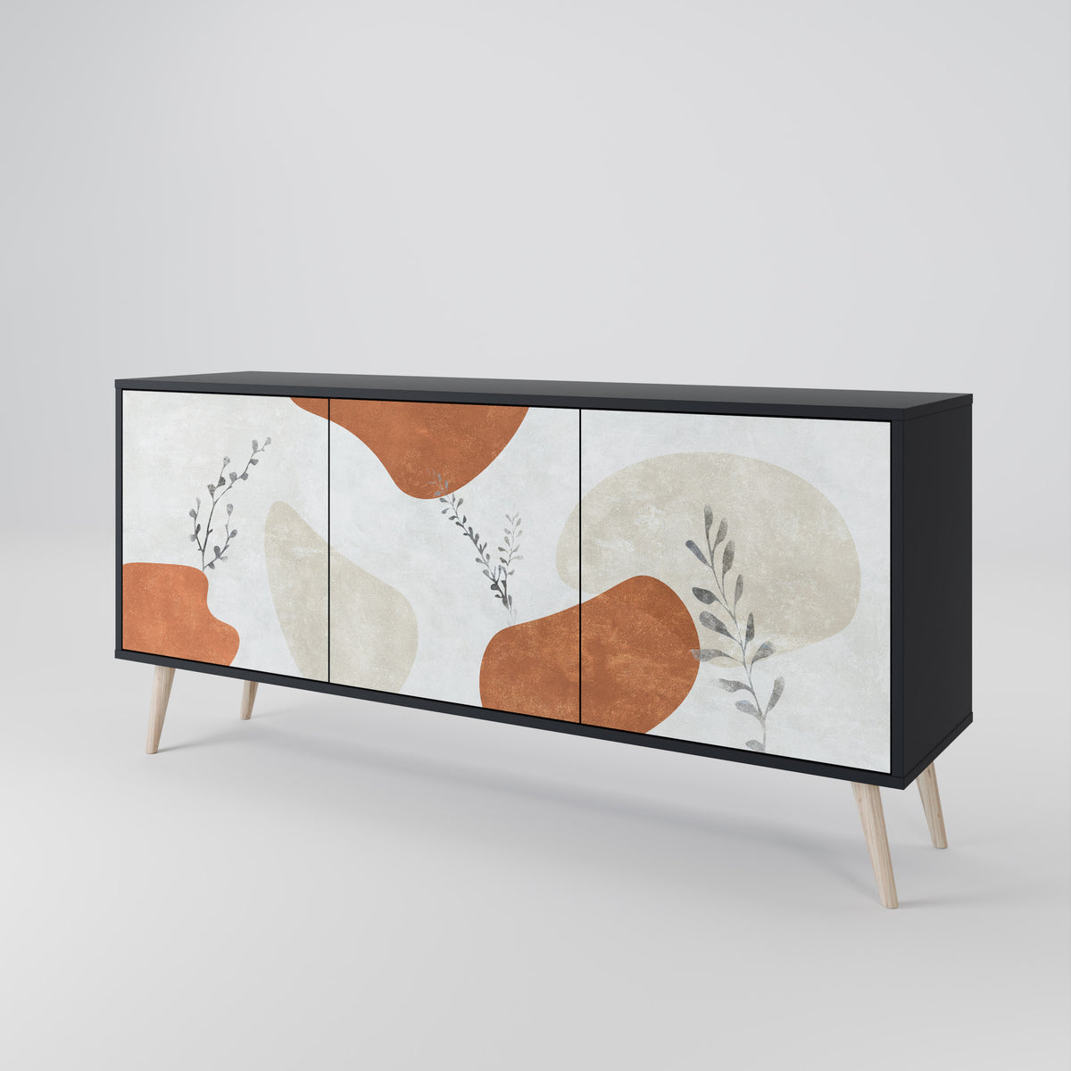 TRANQUIL TWIG Aparador de 3 Puertas