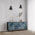 BLUE LEAVES 3-Door Sideboard