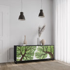 Aparador WILDERNESS DASH de 3 puertas con acabado negro