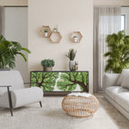 Aparador WILDERNESS DASH de 3 puertas con acabado negro