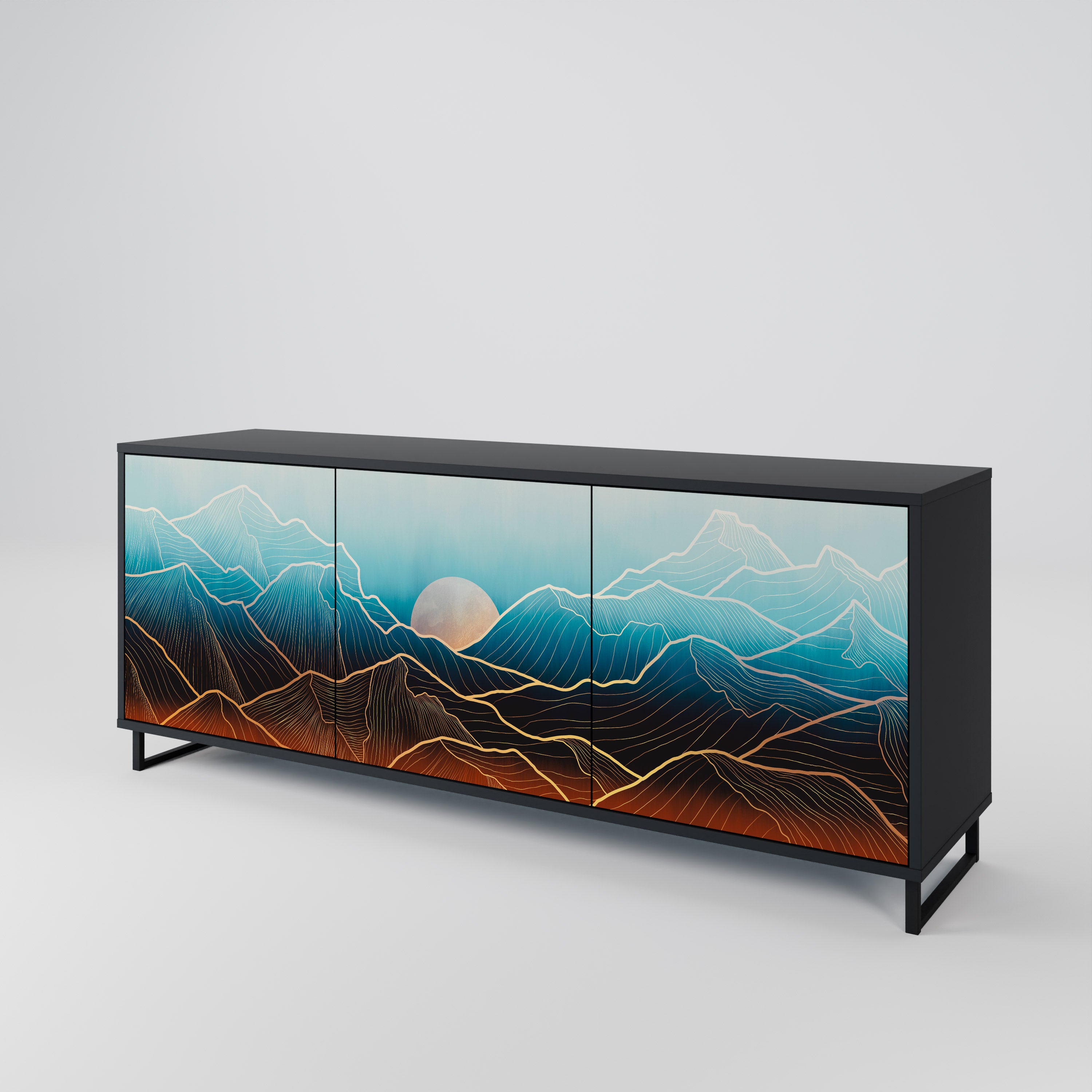 LUNAR SECRETS 3-Door Sideboard