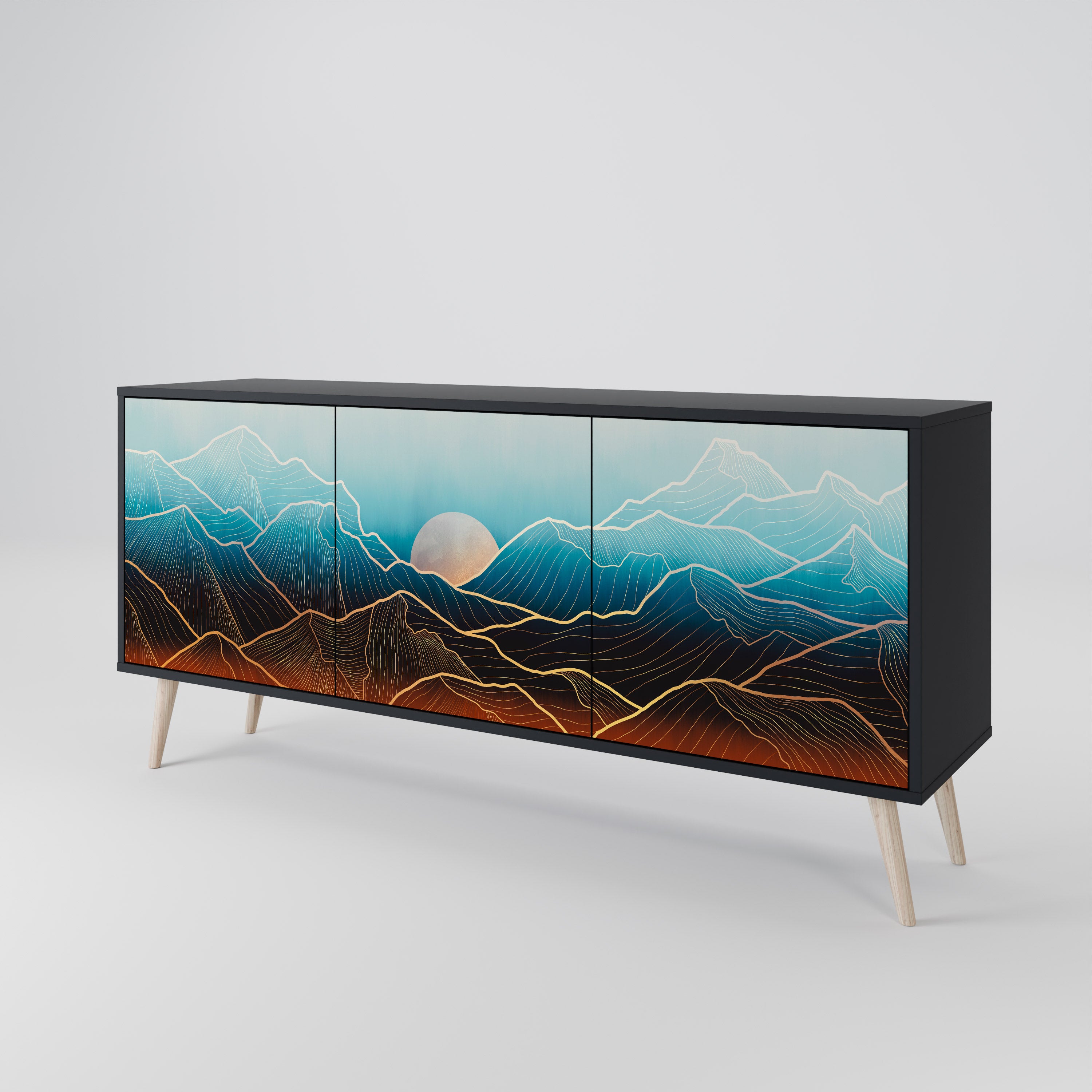 LUNAR SECRETS 3-Door Sideboard