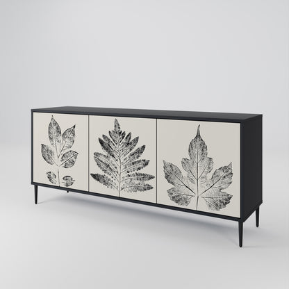 LEAFY STAMPS Aparador de 3 Puertas
